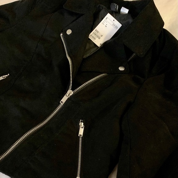 Black suede jacket - Picture 2 of 3